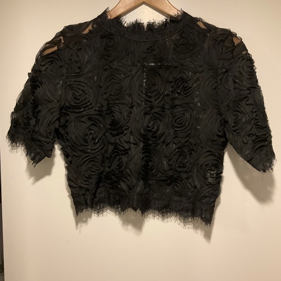 Women’s cropped blouse - Picture 1 of 3